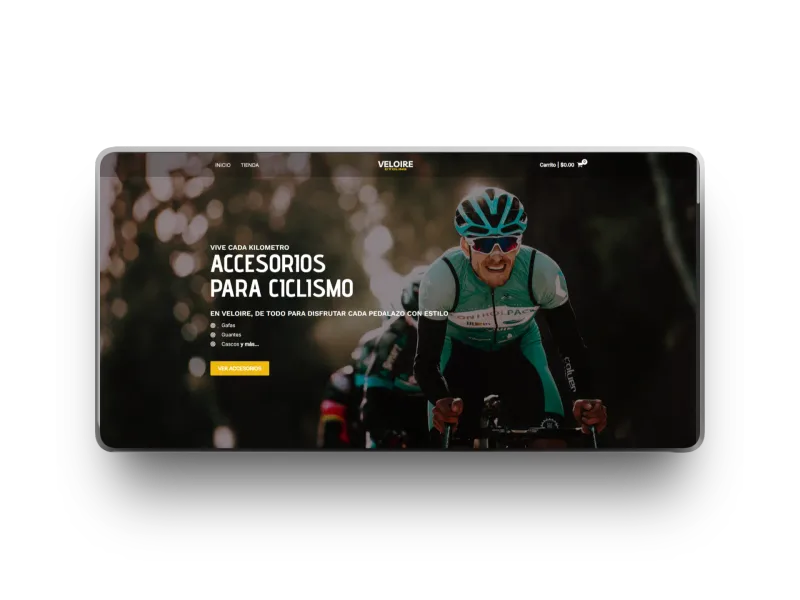 Tienda en línea de accesorios para ciclismo — proyecto Star-t